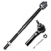Detroit Axle - 4 Front Tie Rods for Dodge Avenger Chrysler 200 Sebring, 4 Inner and Outer Tie Rods Replacement