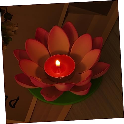 Bougie de thé de fleur de lys lumineuse pour décoration de table - 6