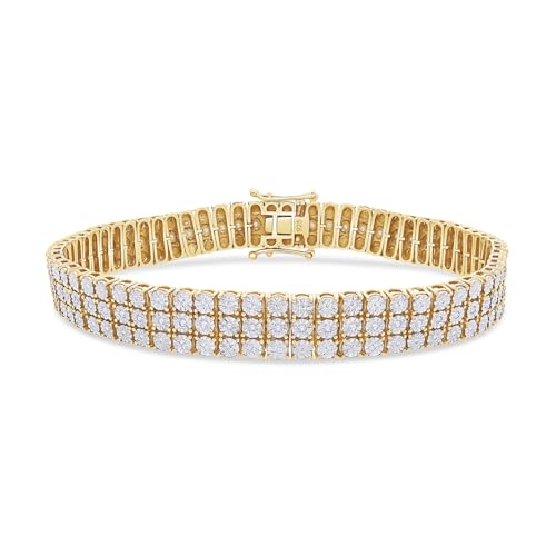 GEMVIO 0.47 Cttw Lab Grown Diamond Bracelet