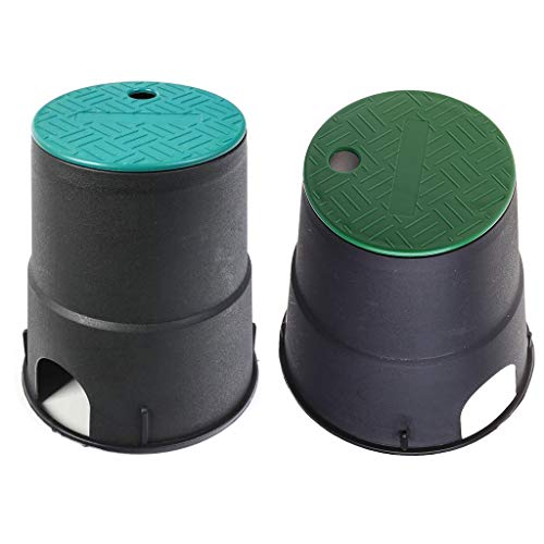lazyfun 6 Inch Garden Lawn Underground For Box Cap Sprinkler System Watering Valves Cover