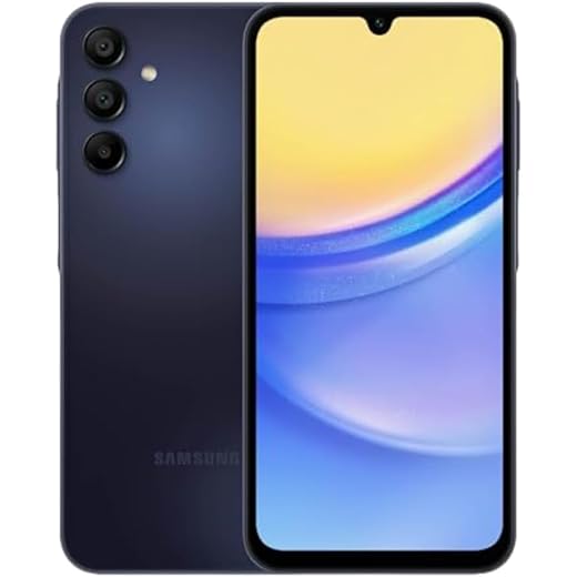 Samsung STSAS156VC64PWP Straight Talk Galaxy A15, 64GB, 5G, Black - Prepaid Smartphone (Renewed)