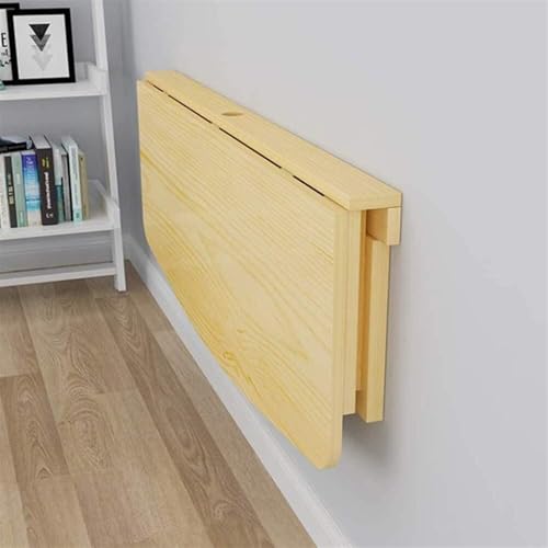 Poste de travail mural pliable 100 cm avec support ordinateur portable