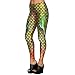 ZAYZ Pantaloni a Squame di Pesce 3D Lucidi da Donna Pantaloni con Stampa Digitale Leggings Elastici per Yoga Morbidi Collant Per Feste in Costume di Halloween (Color : Style 1, Size : S)
