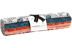 Winterglow Layer Cake: Vibrant 10 Inch Fabric Squares for Quilting Magic