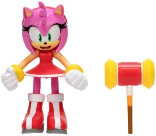 Sonic the Hedgehog 10.2cm Articulated Action Figure Collection (Choose Figure) (Amy (30th Anniversary)), Multicolor, 4 inches - Image 3