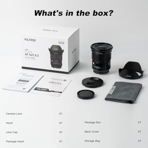 Ficha técnica VILTROX 16mm F1.8 Full Frame Super Gran Angular Autofocus Lentes para Nikon Z Monte Lentes de la cámara Lentes de la cámara estándar de Gran Apertura Compatible para Nikon Z9 Z8 Z7 Z6 Z5 Z50 - Fernando Cortés