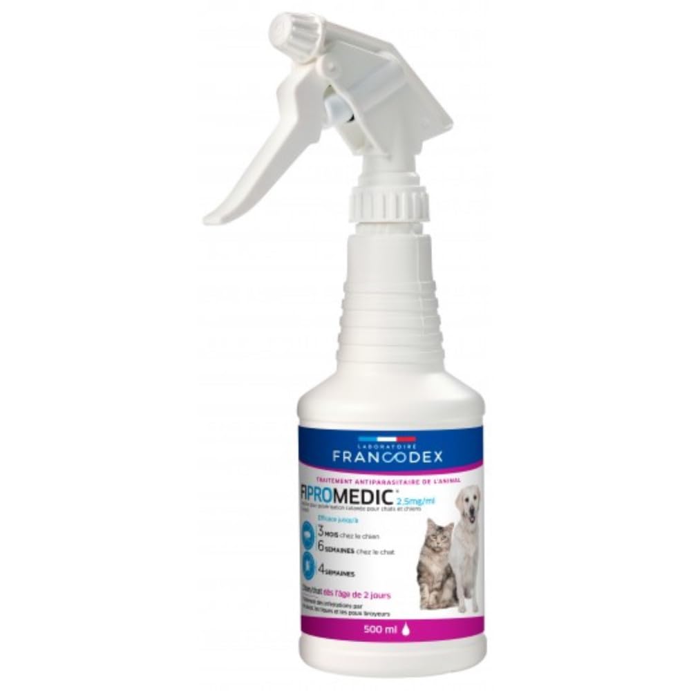 FIPROMEDIC 2,5 MG/ML Solution pour Pulvérisation Cutanée pour Chat/Chien 500 ML