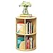 Bücherregale Drehbares 360 Grad Kinder Bodenstehendes Massivholz Für Kinder Für Wohnzimmer Zuhause Büro Rustikale Braune (Color : Brown, S : 46 * 67cm)