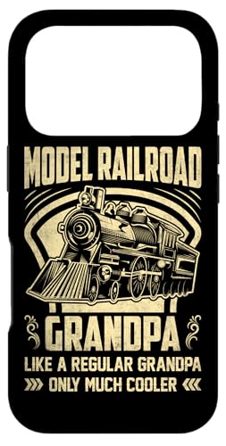 鉄道模型 おじいちゃん Like A Regular Grandpa Only Much Cool スマホケース iPhone 17 Pro 用