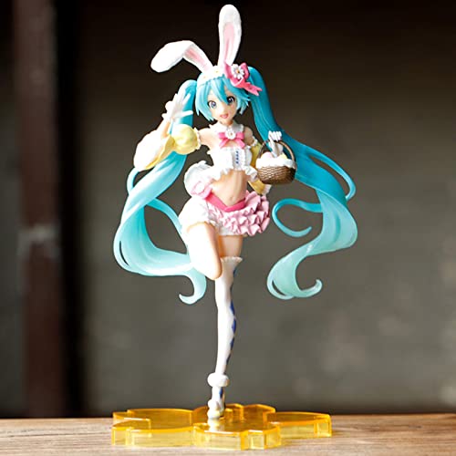 Anime Figure Collection Jouet,23 cm Anime Miku Hatsune Rose Sakura fantôme Miku PVC Figurines d'action Filles modèle Jouets Collecte des Cadeaux pour Les Filles