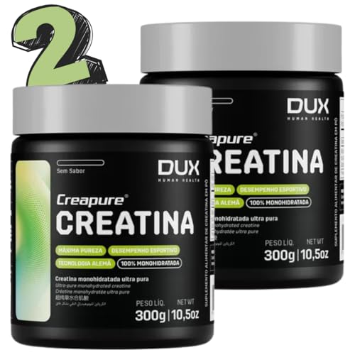 2 Creatinas DUX 100% pura selo CREAPURE de qualidade 300g | Creat...