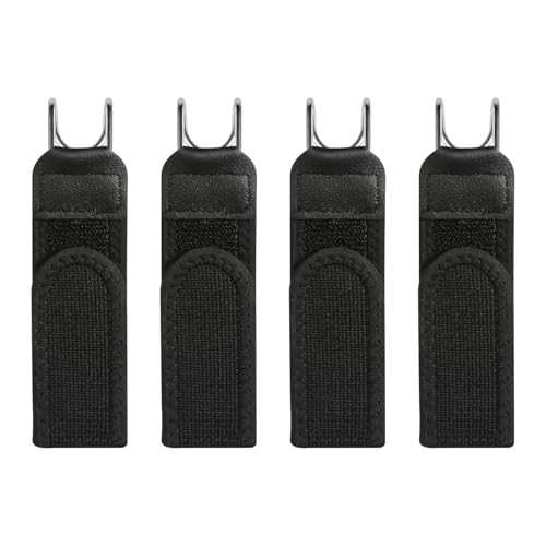 GFUEIGJ 4 Stück Gürtel Ohne Schnalle Herren Unsichtbarer Elastischer Gürtel Ohne Schnalle für Herren Damen Schnallenloser Gürtels Mit Metallhaken für Jeans Hosen Kleid