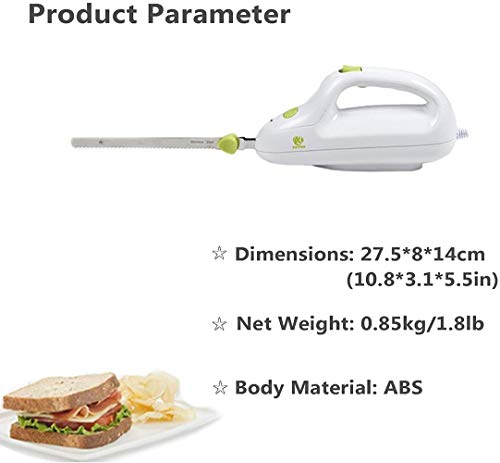 image for Miwaimao Electric Serrated Carving Knife,Automatic Frozen Meat Knife S