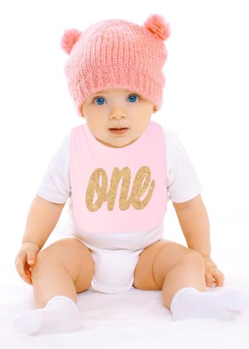 Aiden's Corner Handmade Cute Baby Boy Girl 1st Birthday One Silver Gold First Smash Cake Bibs2