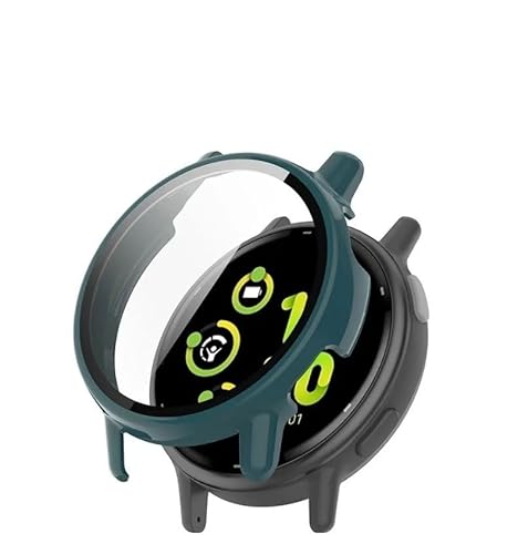 �K�[�~�� vivoactive 5 �X�}�[�g�E�H�b�` �ی�P�[�X �J�o�[ �K���X�t�B���� ��̌^ �S�ʕی� �\�t�g TPU�ގ� �҂����� �C�菝�h�~ �y�� �h�Ռ� (�O���[��)