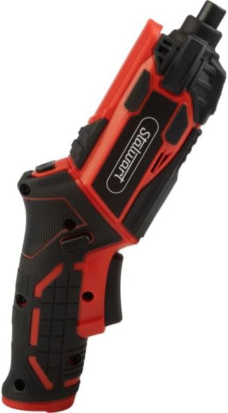 Miniatura 2 de Stalwart - Juego de destornilladores eléctricos de 4 V, 45 piezas, pistola de tornillo recargable inalámbrica de 4.5 Nm 250 RPM con agarre de doble