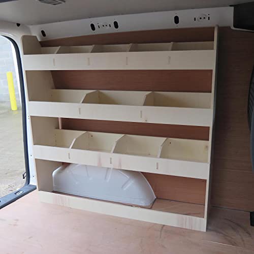 Imagen de Vanify Estanterías para Furgonetas Se Ajusta a VW Caddy 2003+ Estantería Trasera para el Lado del Conductor