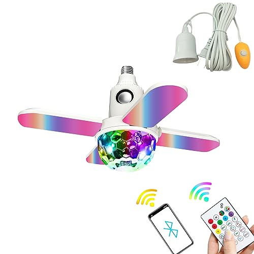 Metchite Smart Light Bulbs Big Bluetooth Speaker 5 Colors Remote Control with Electronics E26/E27 Screw Socket Enlarged Size Color Changing Light Bulb for Party KTV DJ Christmas Bar Garage Basement Metchite Smart Light Bulbs Big Bluetooth Speaker 5 Colors Remote Control with Electronics E26/E27 Screw Socket Enlarged Size Color Changing Light Bulb for Party KTV DJ Christmas Bar Garage Basement