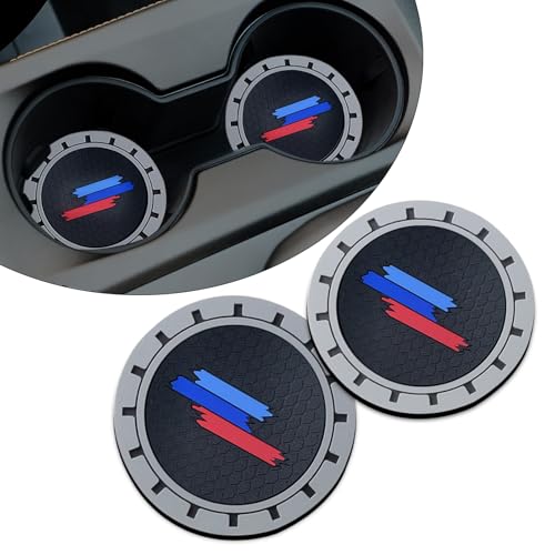 Posavasos para coche 2 piezas silicona antideslizante miniatura 1