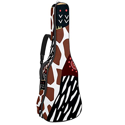 Housse pour guitare classique et basse au design peau d'animal