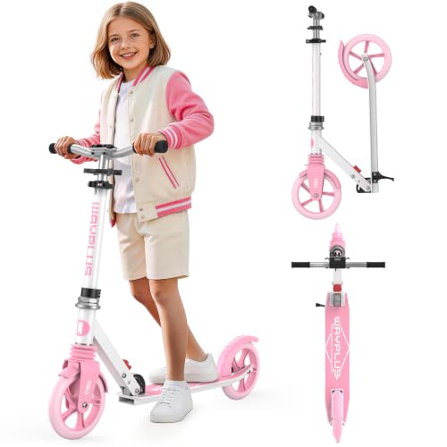 Image of WAYPLUS Kick Scooter for Ages 6+,Kid,Teens & Adults.8 Big Wheels,240lb
