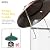 iBorn Bird Feeder Metal Squirrel Chew-Proof Bird Feeders for Outdoors Hanging Outside for Cardinal, Holds 1.5LB Seed with 3 Perchs, Brushed Copper (Seed is not Included)