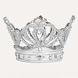 Silver Crown Napkin Rings Set of 12 Rhinestone Crown Napkin Rings for Fall Wedding Thanksgiving Birt