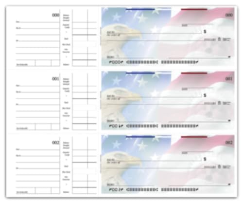 ABC Business Size Checks, 3-on-a-Page with Side-Tear Vouchers 500 (Forever Free, Personal)