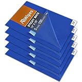 AAwipes Klebematten, 45,7 x 91,4 cm, Blau, Packung mit 5 Packungen, 30 Blatt/Packungen) für den Bau, Krankenhaus, Labor, entfernt Staub und Schmutz, 150 Blatt