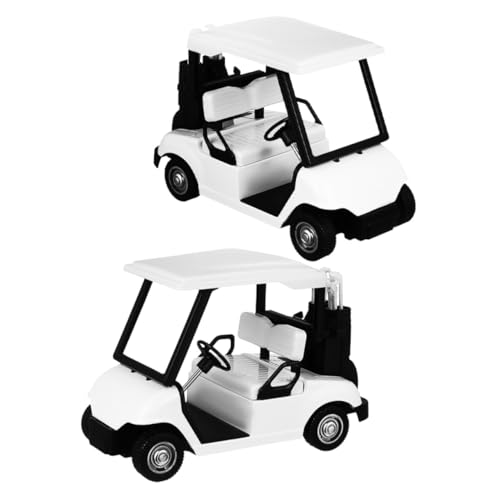 Voiturette de golf miniature friction alliage lot de 2 pour pause détente bureau