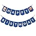 Boss Baby Happy Birthday Banner Party Supplies for Kids Birthday Party Decorations Party Supplies (Blue)