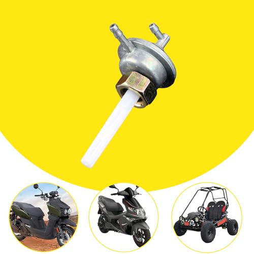 Benzinhahn Unterdruck M16x1,5,Benzinhahn Universal mit Benzinschlauch, Kompatibel mit Keeway, Kymco, SYM, GY6 139QMB, Generic, Baotian,für Generator Kraftstofftank Motorräder Offroad Karts