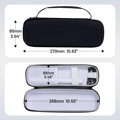 Image of Portable Printer Case, Storage Bag Compatible with Memoking, Memoquneen, Itari, COLORWING, Phomemo M832 /M833 /M834 /M835, for Wireless Mobile Travel Printer Storage USB Cable & Holder Paper (Box Only)