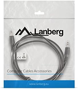 Lanberg ca – Mjmj – 10cc BK to Jack Stereo Audio Cable (1.2 m, Black