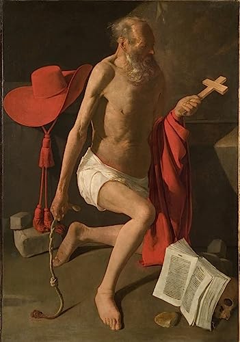 Toile murale abstraite la rue des Pénitents Georges De La Tour salon 60x90