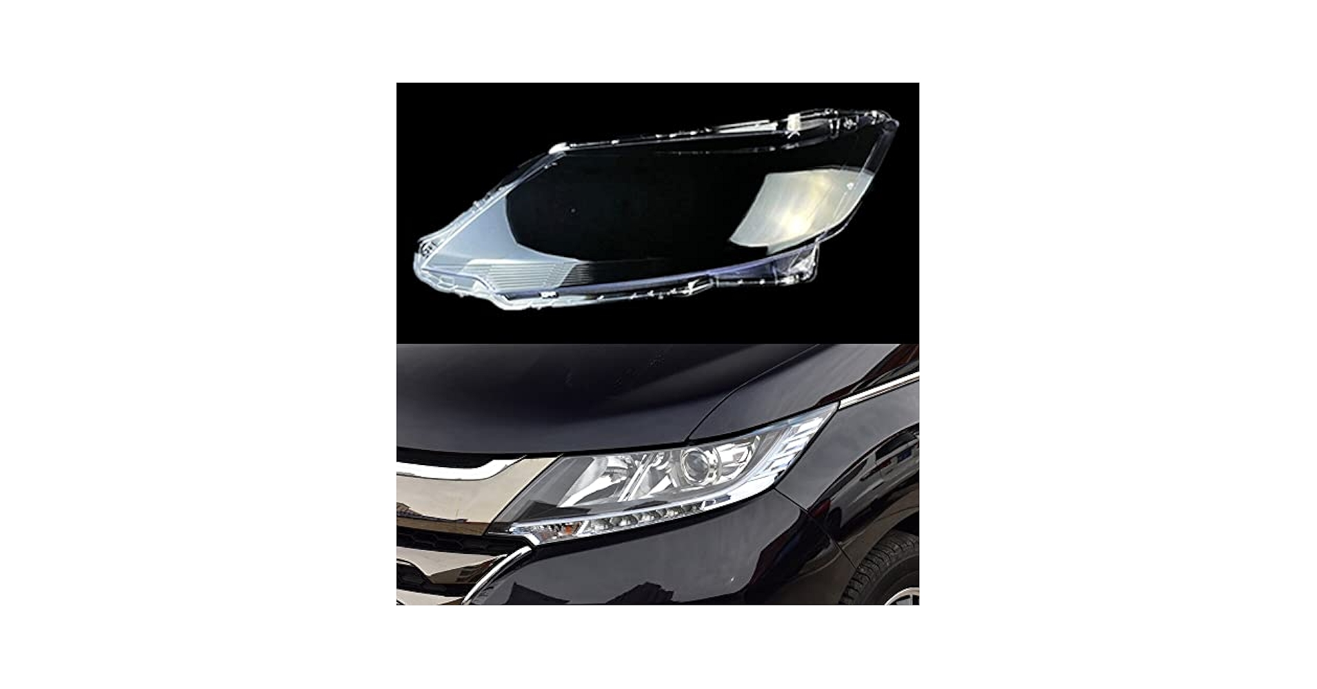 Amazon.co.jp: 左右セットヘッドライトカバー 車のヘッドライト