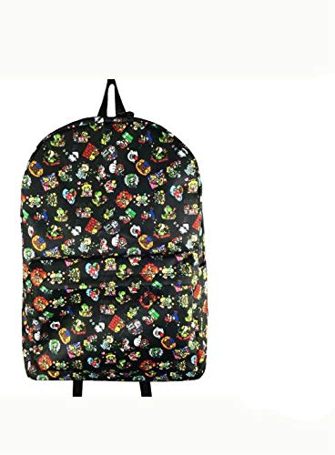 FENGHE Bolso de Mario 5 Tipos de Dibujos Animados Super Bros Yoshi Toad Boo Bowser Kirby