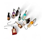 AZWINEGROUP Ornament Mix - 20 Set, 1 inch Tall Wine and Miniature Alcohol Bottle Ornament Mix, Christmas Decor, Christmas Ornament, Idea, Christmas Tree Ornament