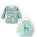 Fascigirl Bavoir Pour Tout-petit En Coton Imperméable Léger Mignon Unisexe Dessin Animé à Manches Courtes Bavoir Enfants à Manches Longues Bavoir Bave Bavoir Enfants à Manches Unisexe Tablie