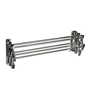 Racks Stainless Steel Wall Mounted Collapsible Laundry Clothes Drying Rack 45 Pound Capacity 11 Linear Ft Racks Stainless Steel Wall Mounted Collapsible Laundry Clothes Drying Rack 45 Pound Capacity 11 Linear Ft