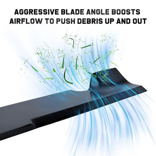 Image of Grasscool 60 inch Maverick Zero Turn Mower Blades Compatible with Bad Boy ZT Elite Exmark Lazer Z Toro 60 inch Lawnmower Replace for 038-2007-00 038-6050-00 038-6060-00 (Circle Hole)