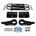 Supreme Suspensions - Full Lift Kit for 1997-2012 Ford Ranger Adjustable 1" to 3" Front Lift Torsion Keys + 2" Rear Lift Blocks + Round Bend U-Bolts