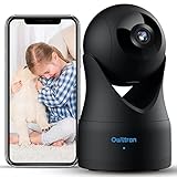 owltron 1080P Überwachungskamera innen, 360° WLAN Kamera Indoor mit APP, Hundekamera/ Haustierkamera/ Babyphone Kamera mit Nachtsicht, Zwei-Wege-Audio, Bewegungserkennung für Babys/Haustiere (W1)