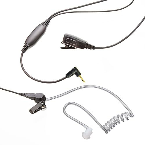 Covert Acoustic Tube Sepura 1 Pin Tetra Radio Earpiece Headset for SRP2000 SRP3000 SRH3500 and SRH3800
