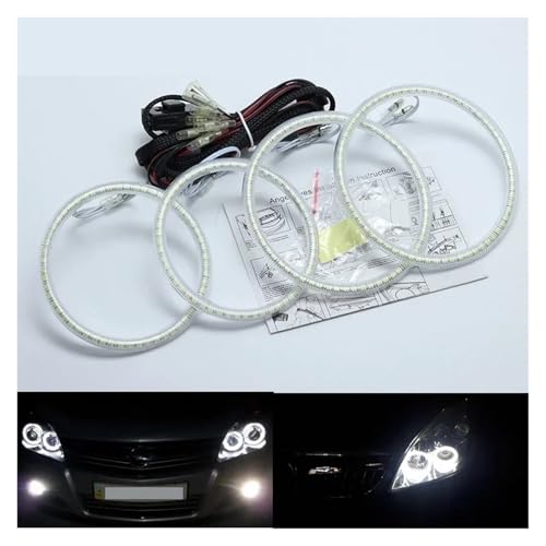 Kit halo para faros Opel Astra H 2007-2010 SMD LED Blanco 3