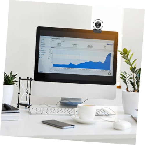 Webcam Haute Définition anti-pénombre avec micro et éclairage Uonlytech