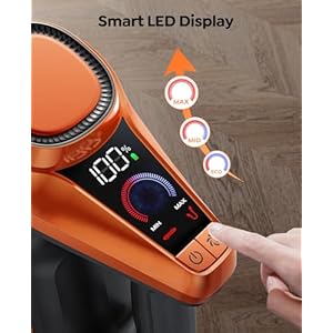 Cordless Vacuum Cleaner, 550W/45Kpa Vacuum Cleaners for Home with LED Screen, Max 60 Mins Runtime, Noise Reduction Tech, Anti-Tangle Stick Vacuum for Pet Hair Carpet and Hardfloor Cordless Vacuum Cleaner 550W45Kpa Vacuum Cleaners for Home with LED Screen Max 60 Mins Runtime Noise Reduction Tech Anti Tangle Stick Vacuum for Pet Hair Carpet and Hardfloor