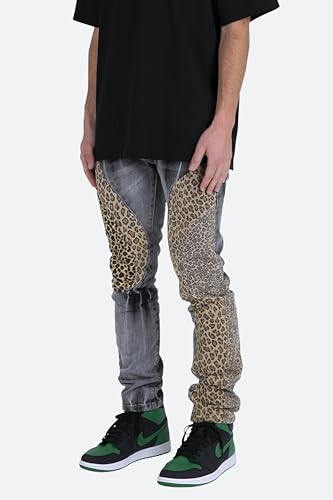 mnml Men's D422 Leopard Straight Denim2