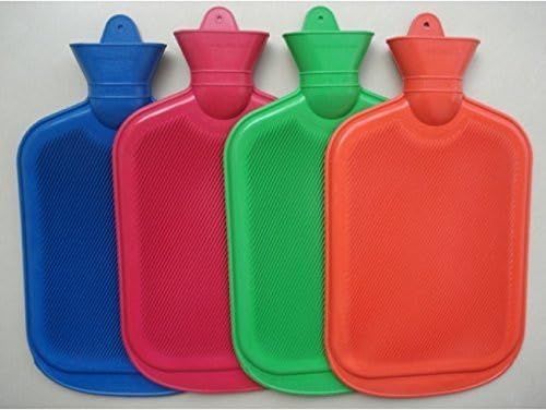 GopinathEcom Rubber Hot Water Bag 1000 Ml Hot Water Bottle For Pain Relief Heating Pad For Back Pain Menstrual Cramps Joint Pain Therapy With Leakproof Design