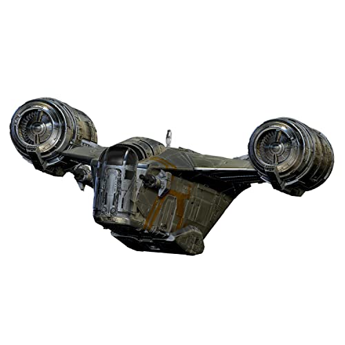 Hallmark Keepsake Christmas Ornament 2022, Star Wars: The Mandalorian Razor Crest with Music, May The 4th Be with You, Plastic